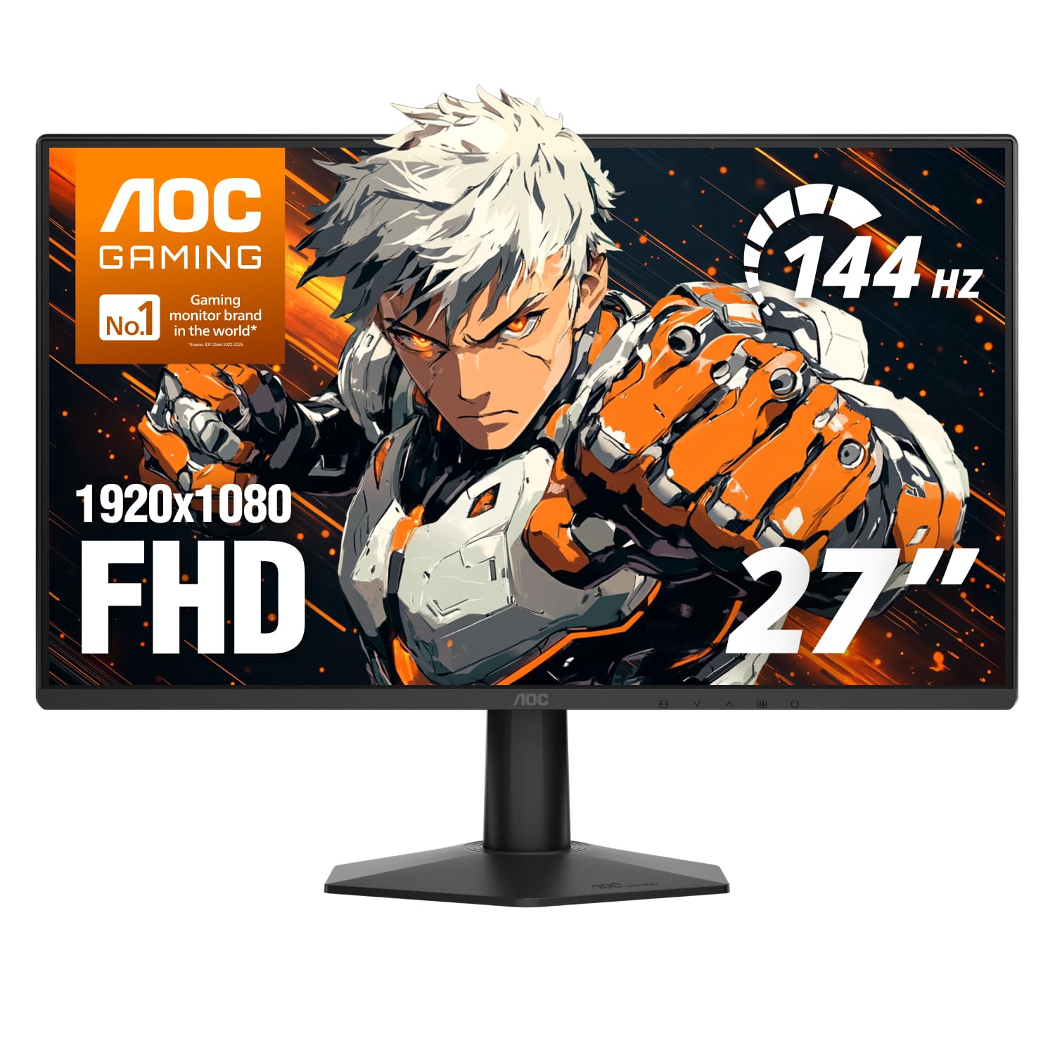 Amazon.com: AOC 27 Inch Gaming Monitor FHD 144Hz Fast IPS 0.5ms